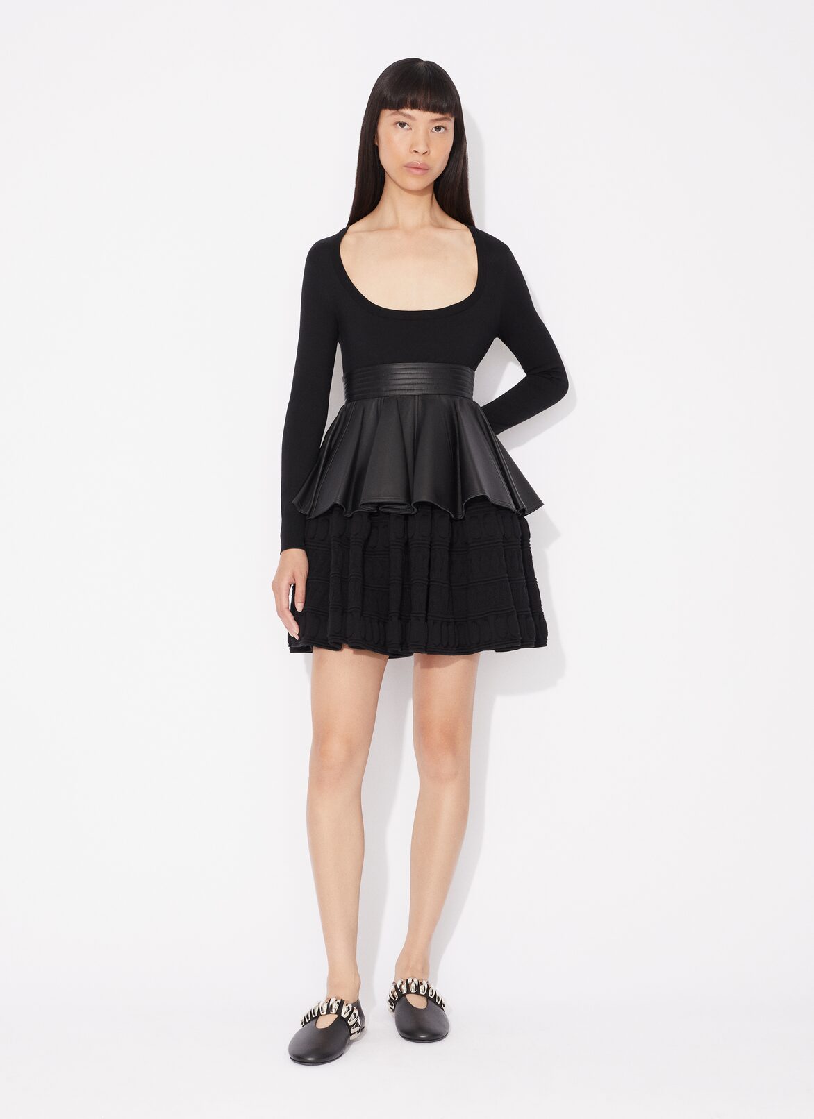 CRINOLINE DRESS ALAÏA BLACK CRINOLINE DRESS